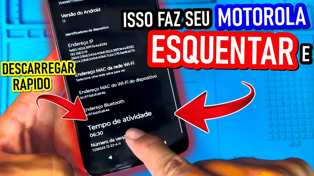 Celular MOTOROLA ESQUENTANDO muito e DESCARREGANDO RAPIDO? Tente isso antes de levar no técnico!