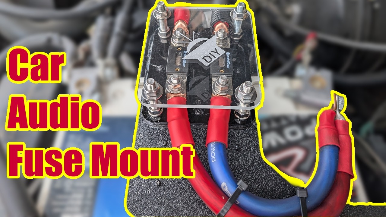 Don't buy a fuse holder, build your own car audio fuse holder.