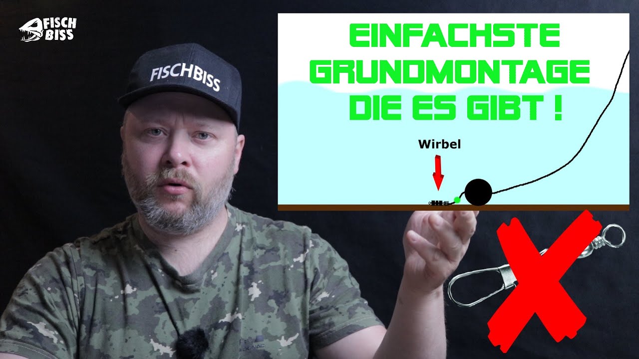 Einfachste Grundmontage die es gibt - Grundangeln f&uuml;r Anf&auml;nger #2