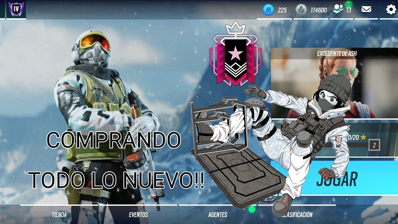 Rainbow Six Mobile | Gameplay | Comprando todo lo nuevo, temporada 4!! ❄️☃️🌨️