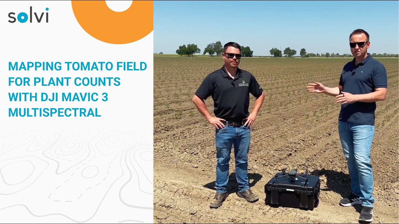 Mapping Tomato Field for Plant Counts with DJI Mavic 3 Multispectral