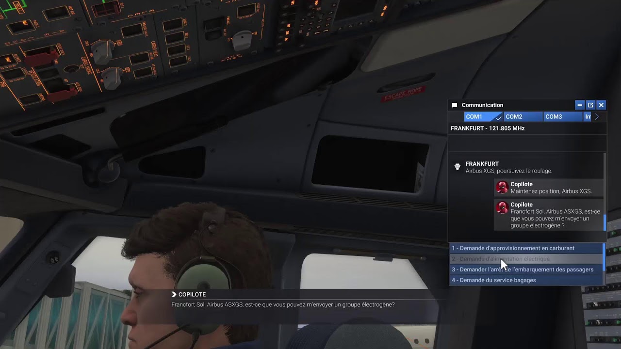 Airbus A321LR | Cockpit | takeoff | destination Frankfort