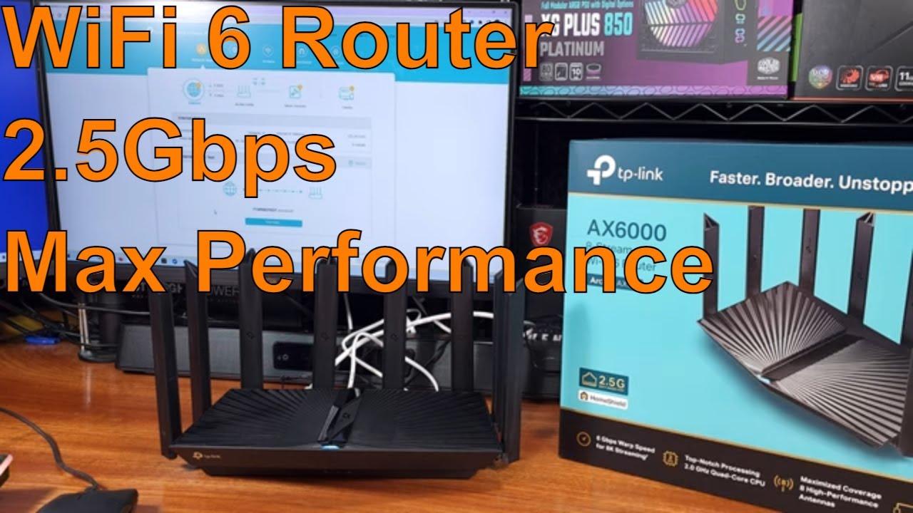 Беспроводной маршрутизатор WiFi 6 + порт 2,5 Гбит/с для игр и домашних лабораторий!