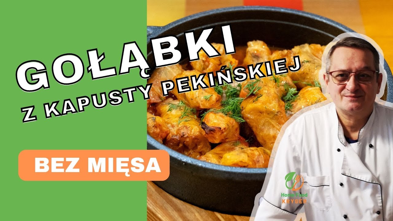🌱 Wegetariańskie Gołąbki z Kapusty Pekińskiej 🌱Home Food Kryger