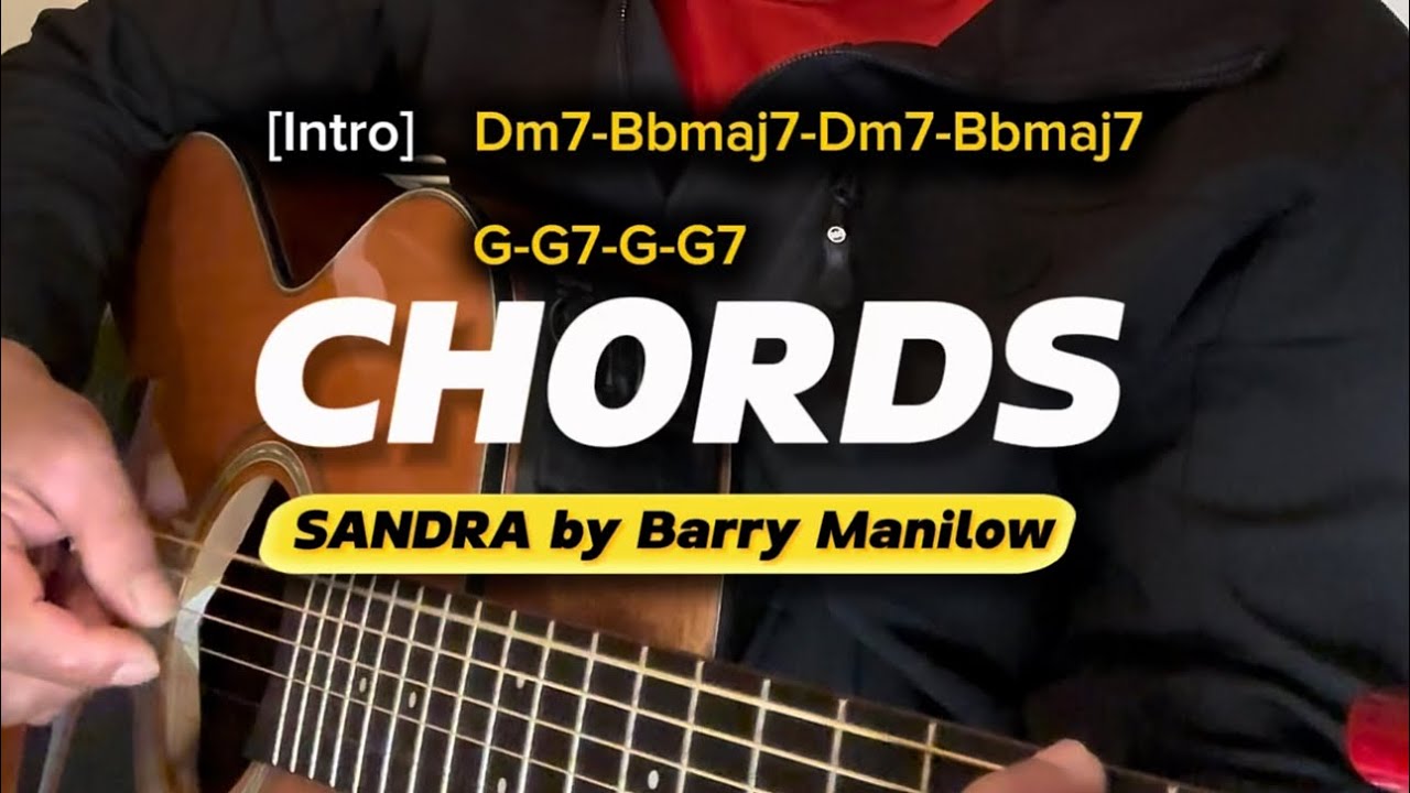 Sandra Chords by Barry Manilow