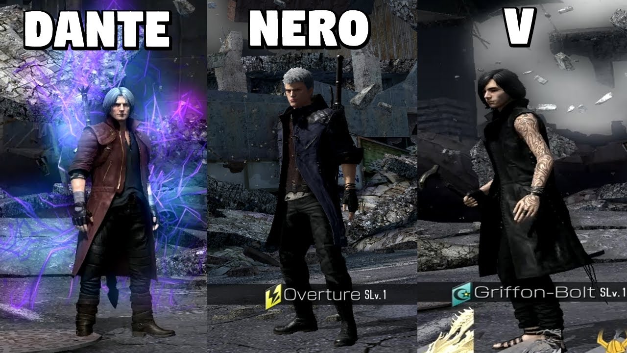 Shin Megami Tensei Liberation Dx2 - Boss Dante, Nero & V