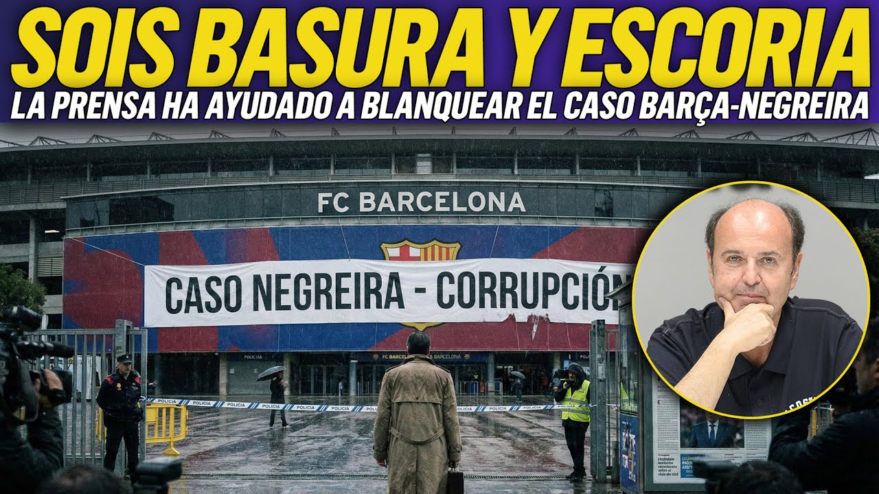 💥JUANMA RODRÍGUEZ REVIENTA A LA PRENSA Y EL BARCELONA POR EL ESCÁNDALO BARÇA-NEGREIRA