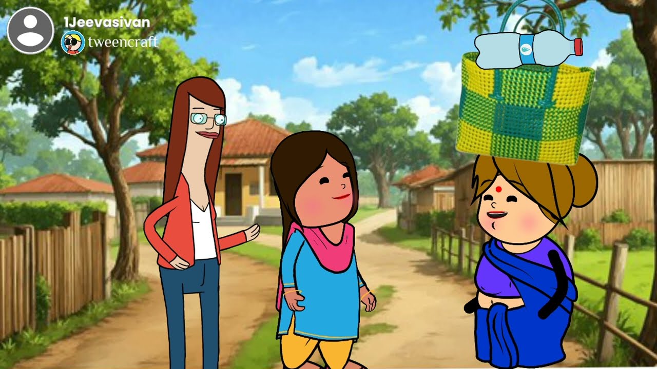Part-340:Thoothukudislang cartoon entertainment video|villagelife|villagestory @jeevasivanlifestyle