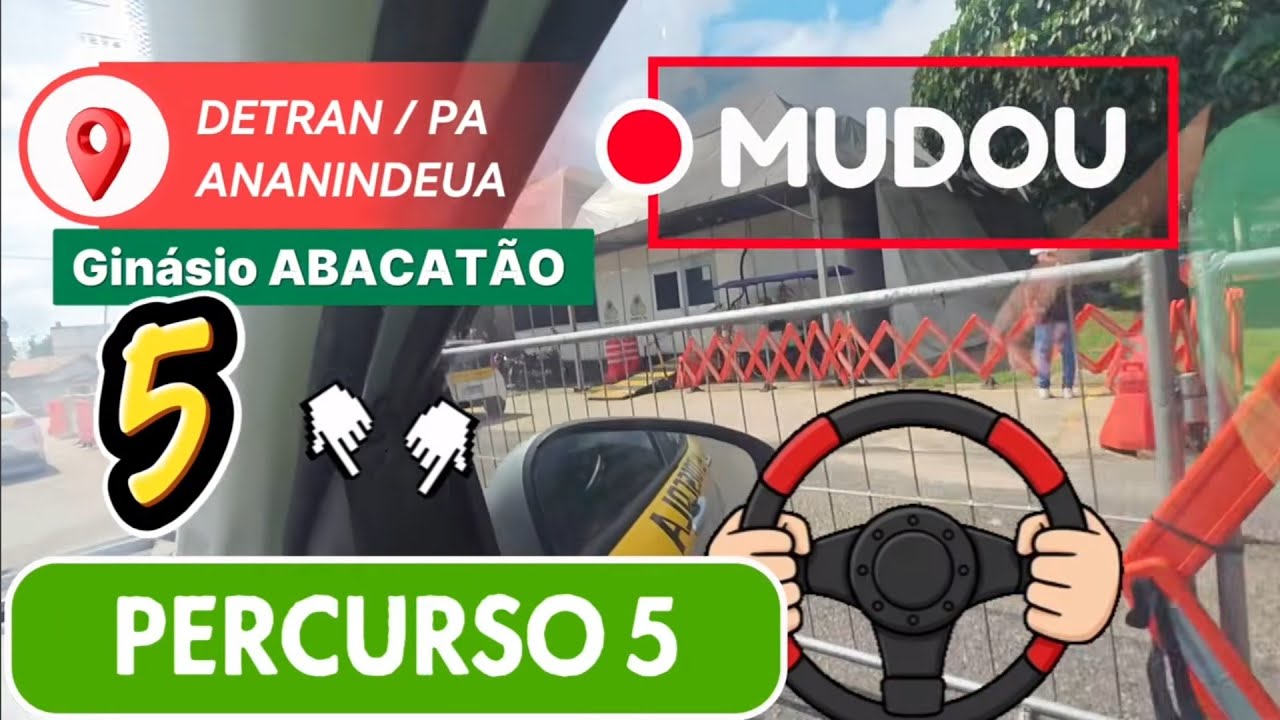 CNH DO BRASIL 🇧🇷 PERCURSO 5 - DETRAN ANANINDEUA 🚘🚧 ATUALIZADO 2026  O CASAL PACIENTE 