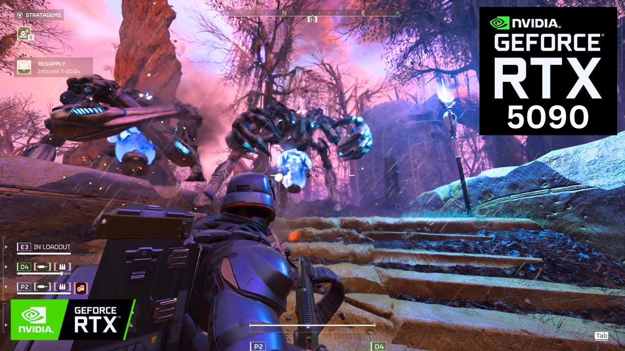 HELLDIVERS 2: NEW ENEMIES AND MISSIONS on RTX 5090 32GB (4K Maximum Graphics)