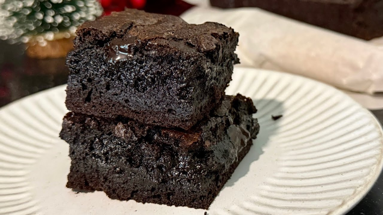 Best fudgy brownie that melts in your mouth | NO MIXER recipes