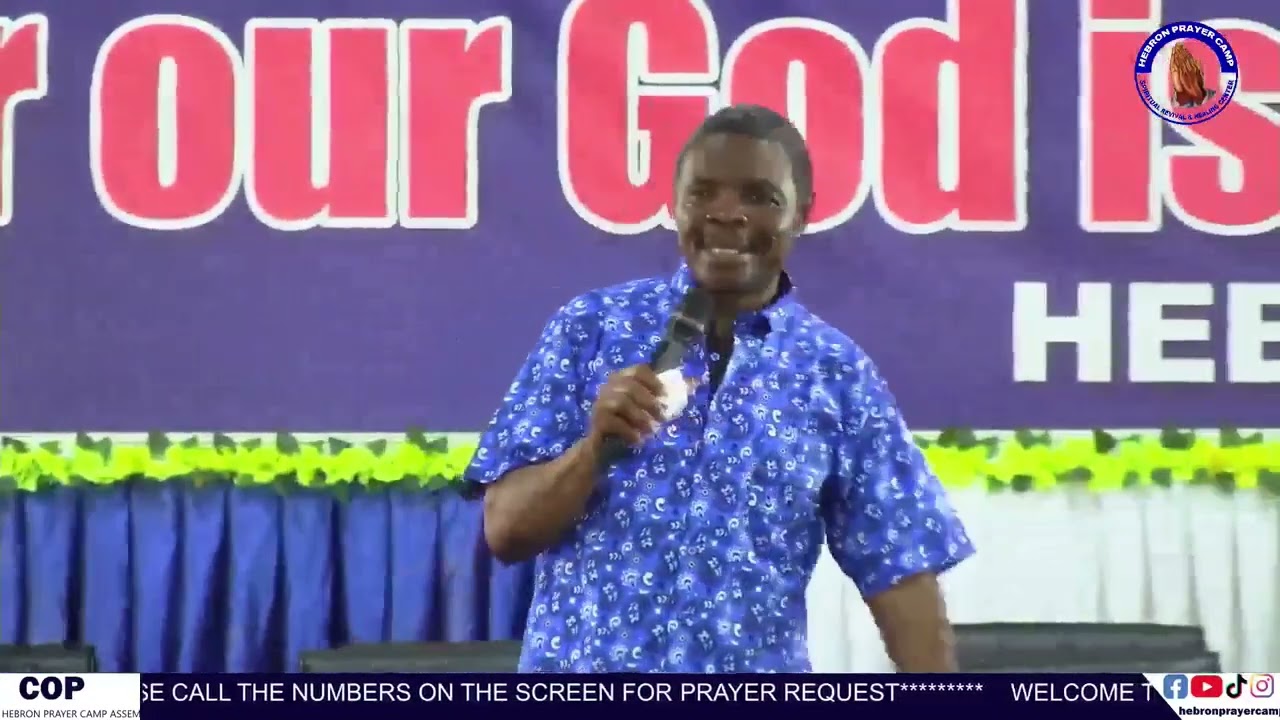 25th July Tuesday Service at Hebron prayer camp