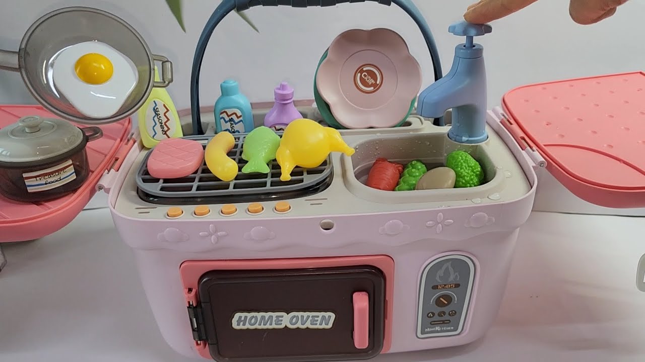 [TOY ASMR] Kitchen PlaySet ASMR Satisfying with Unboxing | Review Toys