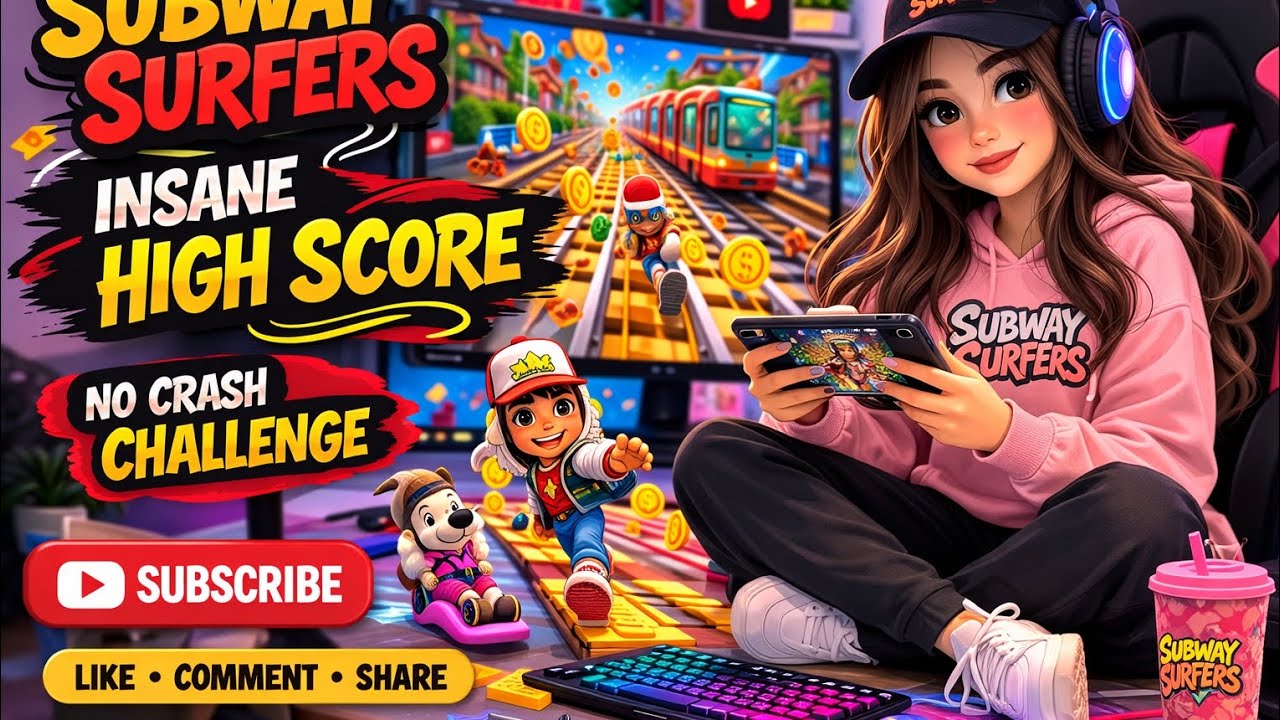 Subway Surfers Gameplay 2026 | High Score Run | No Crash Challenge | Girl Gamer