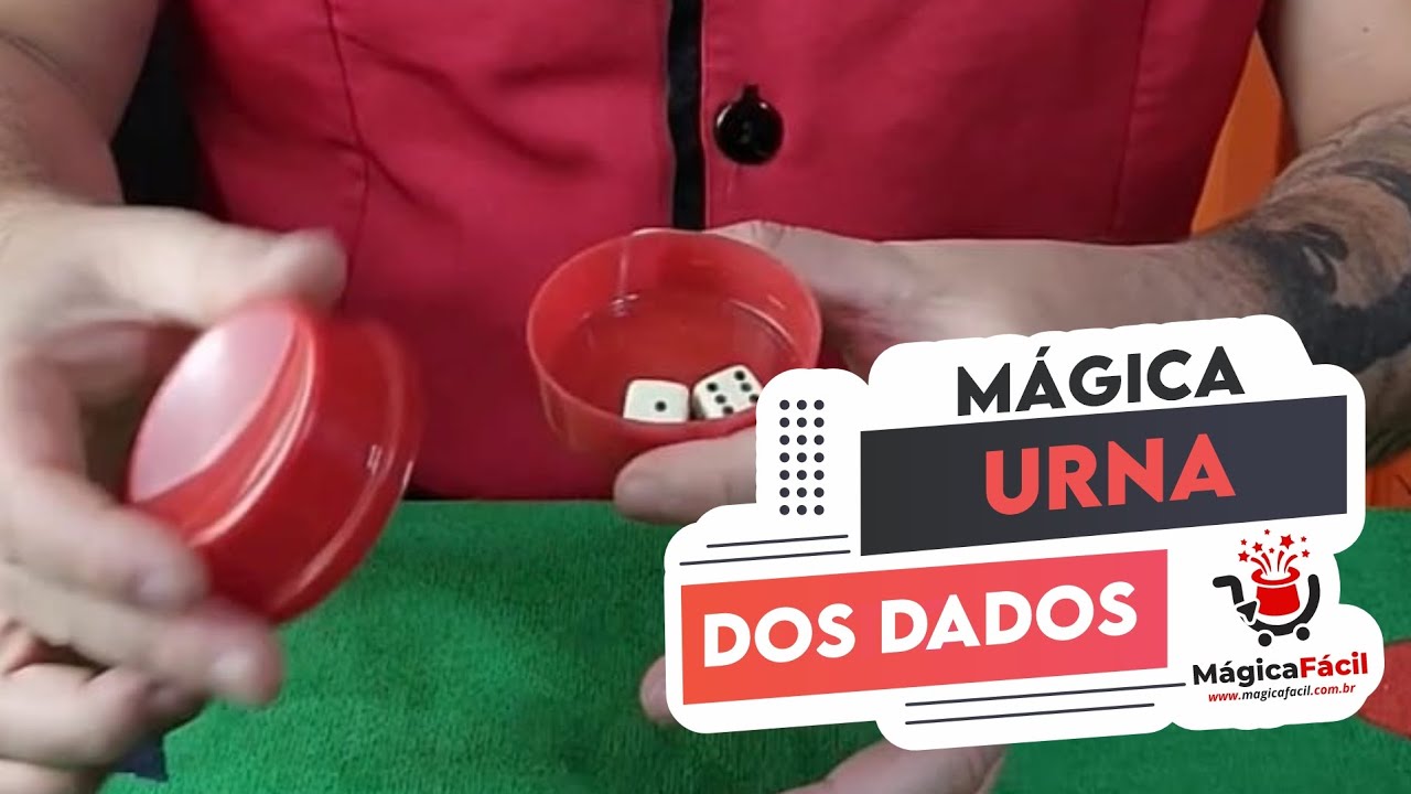 MÁGICA APOSTA DA URNA DOS DADOS - MÁGICA FÁCIL - MÁGICO MILLORD