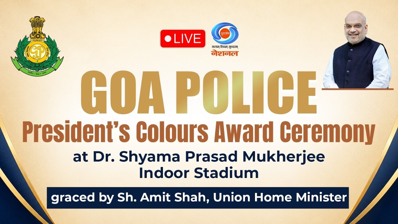 LIVE: Union Home Minister Amit Shah Graces the Goa Police President&rsquo;s Colours Award Ceremony in Goa