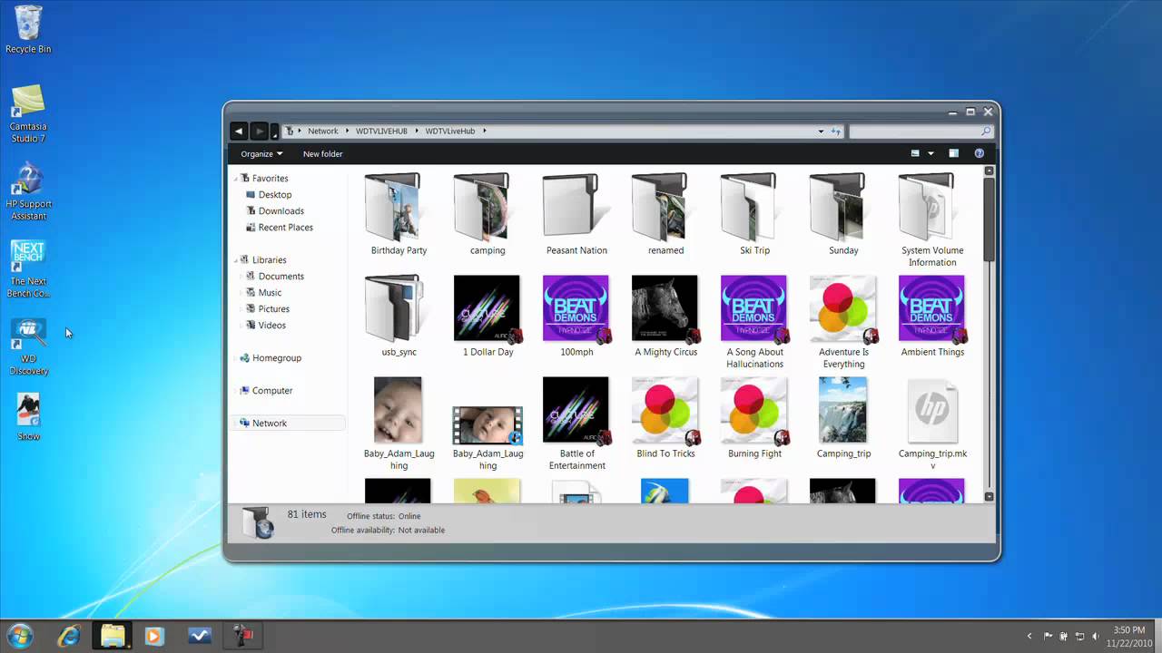 WD TV Live Hub Sharing on Your Home Network video (Dutch)