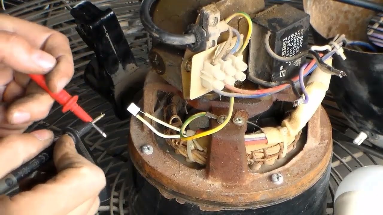 ventilador industrial no anda no enciende ,no hace nada, no gira a los costados, cómo lubricar