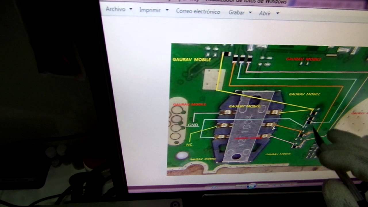 reparacion nokia 100 insert sim