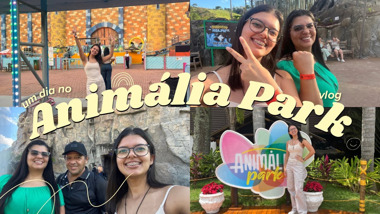 Um dia no Animália Park em Cotia/SP 🦁Zoológico + Parque de diversão 🎢 Vlog