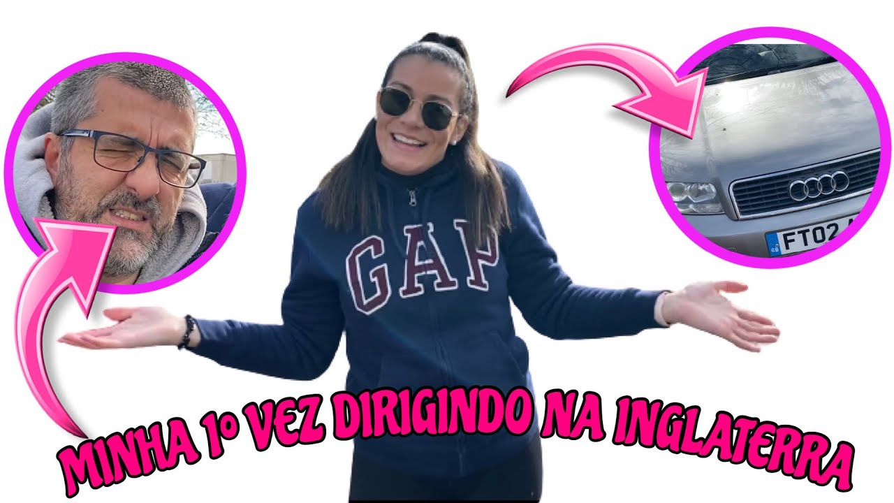 MINHA PRIMEIRA VEZ DIRIGINDO EM INGLATERRA|| *sobrevivemos*