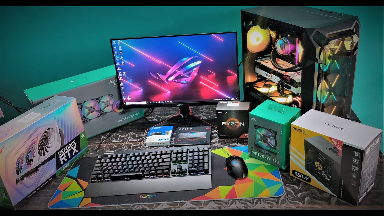 PC Build 2021 | RTX 3060 AND RYZEN 5 5600X | Gaming,Streaming and Editing pc