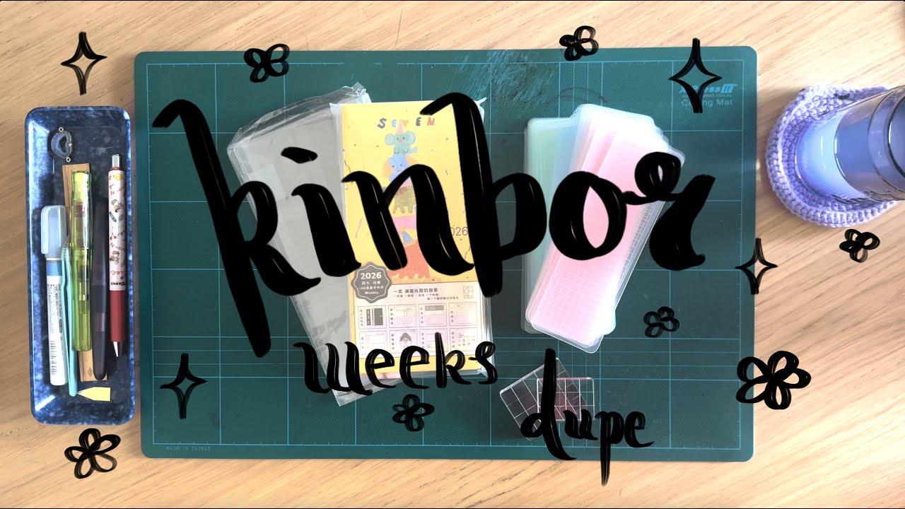 9. So... I caved and bought the Kinbor Weeks dupe | Another planner + Washi Swatches
