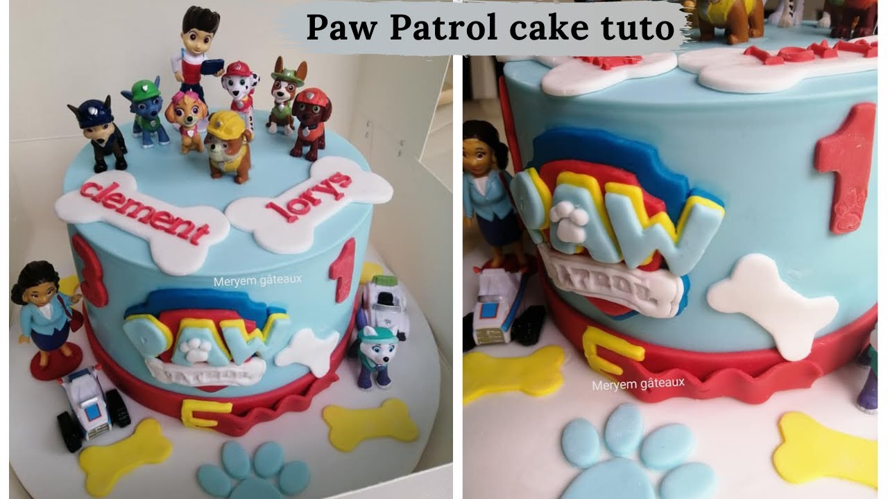 Paw patrol cake tuto rapide