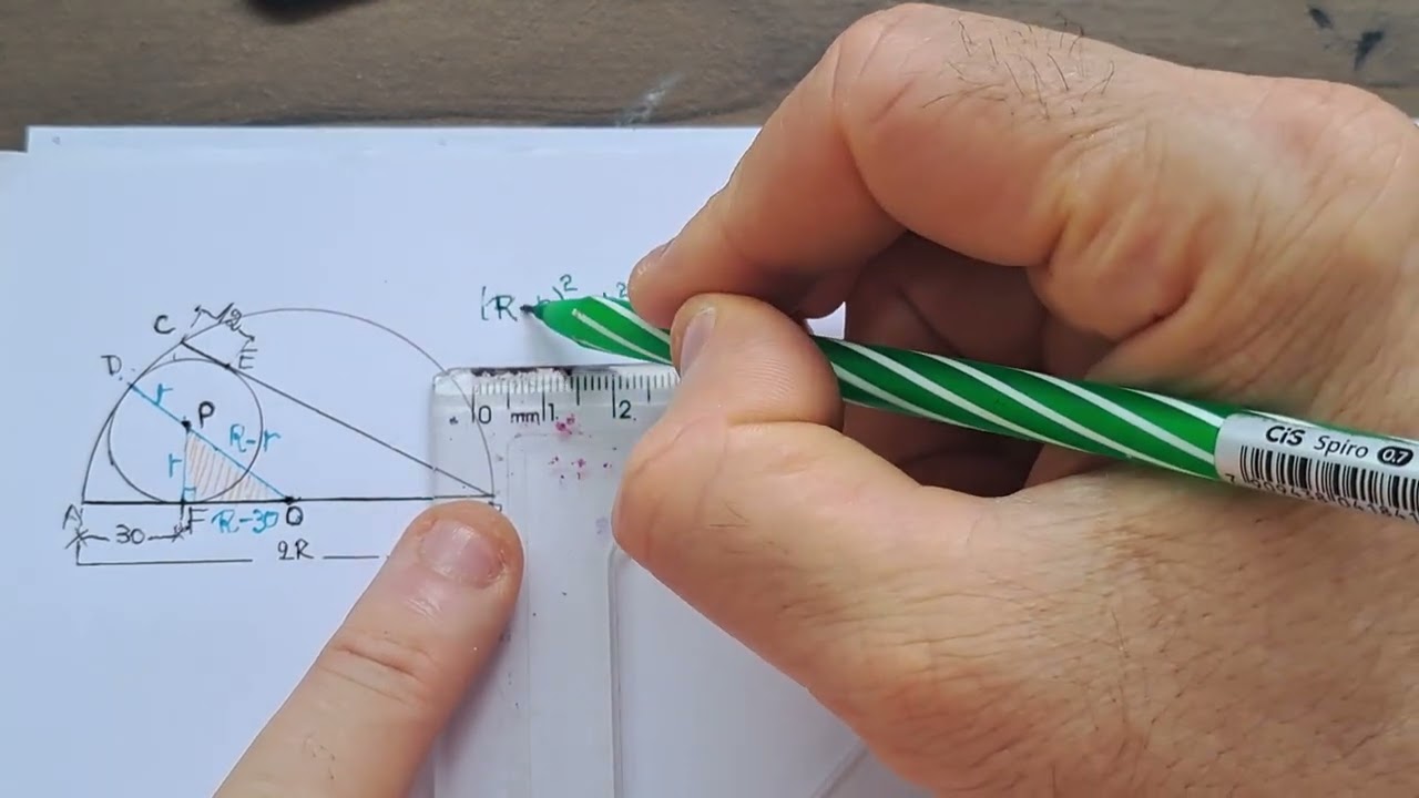 GEOMETRIA PLANA: Excelente questão para praticar área com várias relações importantes.  