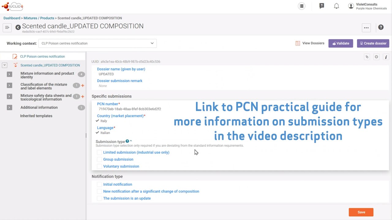 IUCLID tour: how to prepare your poison center notification, Heidi Rasikari ECHA