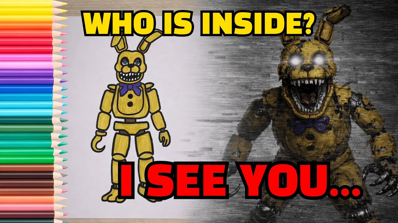 I DRAW SPRING BONNIE! 🏚️ Спрінг Боні оживає (The Scariest Animation!)