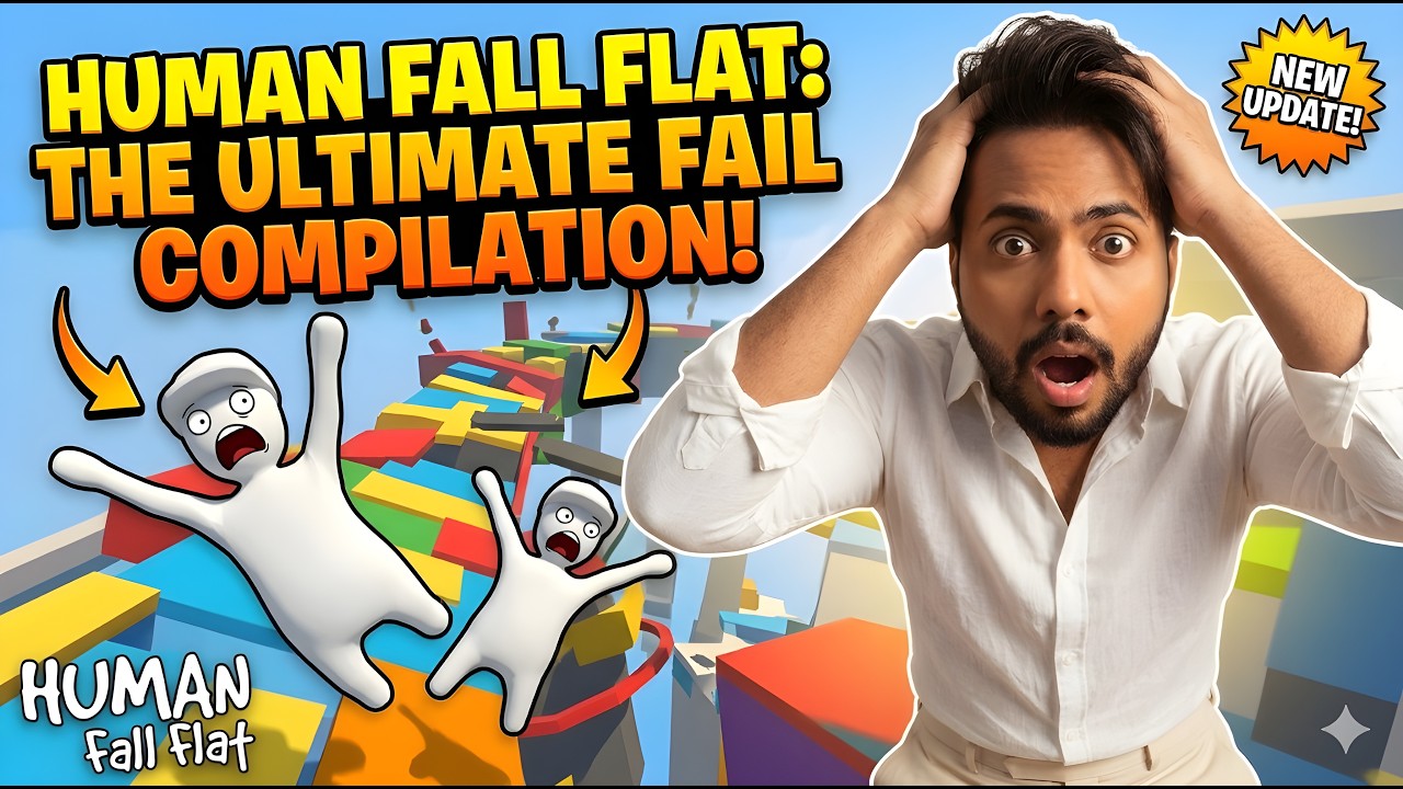 My Last Two Brain Cells Playing Human Fall Flat | Heavy Fun with Astra Verde Creators