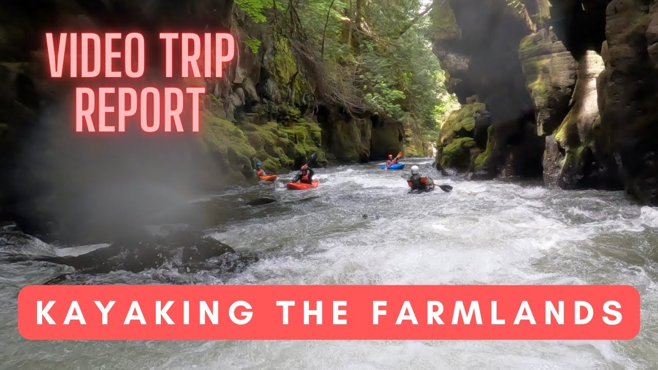 VTR No. 33: Kayaking the Farmlands Section of the White Salmon River at ∼3.25 Feet