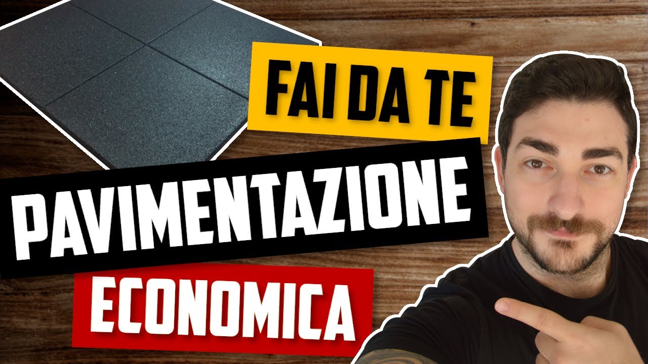 Come Costruire una PAVIMENTAZIONE Fai Da Te - CONSIGLI Home Gym ECONOMICA