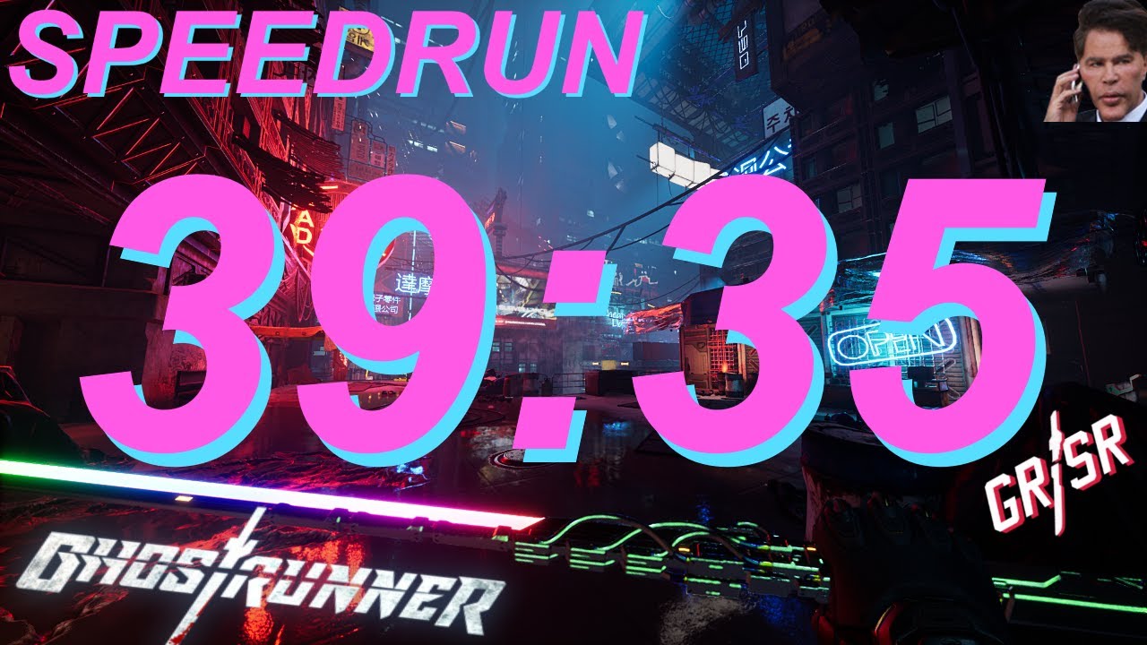 Ghostrunner In Under 40 Minutes (39:35 Ghostrunner Speedrun Any% Inbounds)