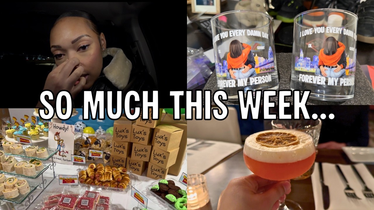 This week was a lot.... Basketball, Birthday, Valentine's Day, & Anniversary