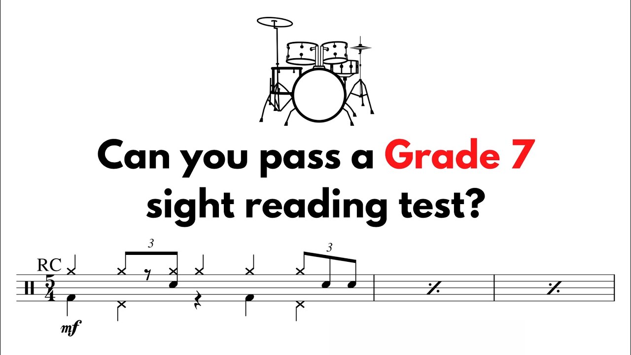 Can you pass a Grade 7 sight reading test?