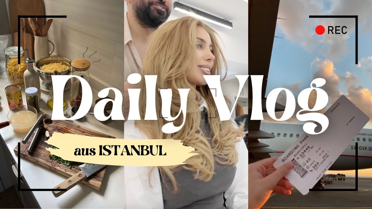Kochen👩🏻‍🍳, Haare färben in Istanbul, spontan nach Berlin fliegen ✈️​... DAILY VLOG ✨​ I nil 💛​