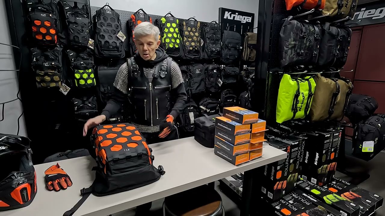 Сравнительный тест на вместимость Kriega сумок. www.kriega shop.