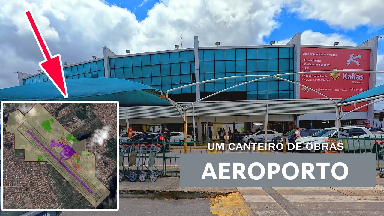 TÁ UM VERDADEIRO CANTEIRO DE OBRAS - O AEROPORTO DE JOÃO PESSOA (EM BAYEUX) -    PARAÍBA