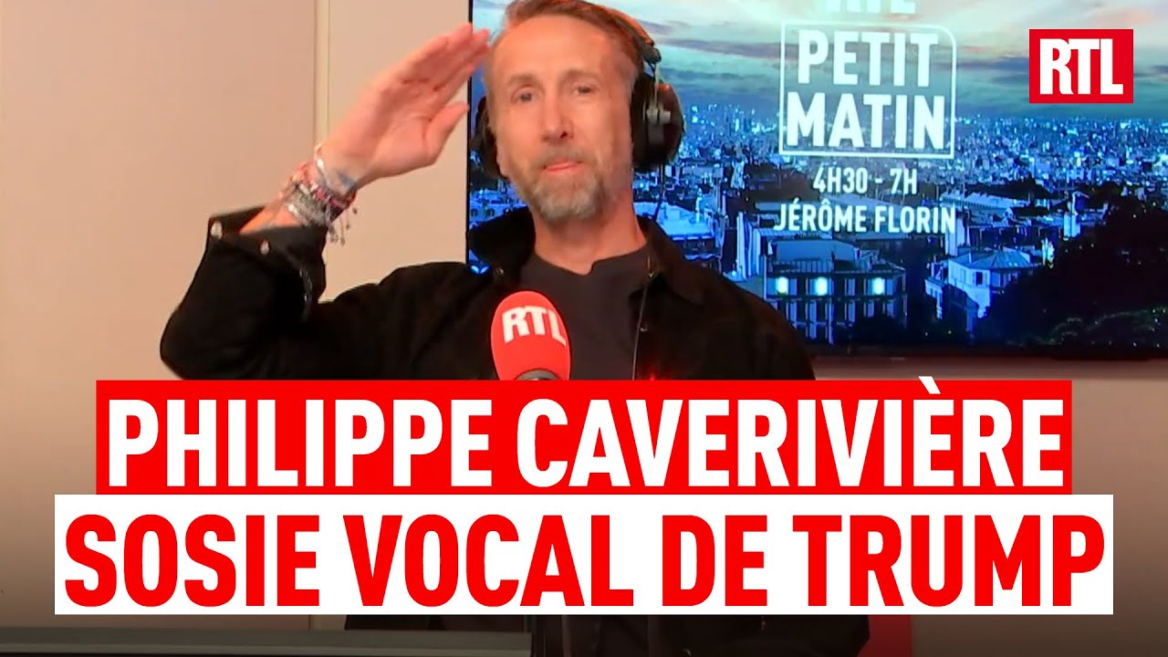 Le Cave'réveil de Philippe Caverivière sur RTL : le sosie vocal de Donald Trump 🤣