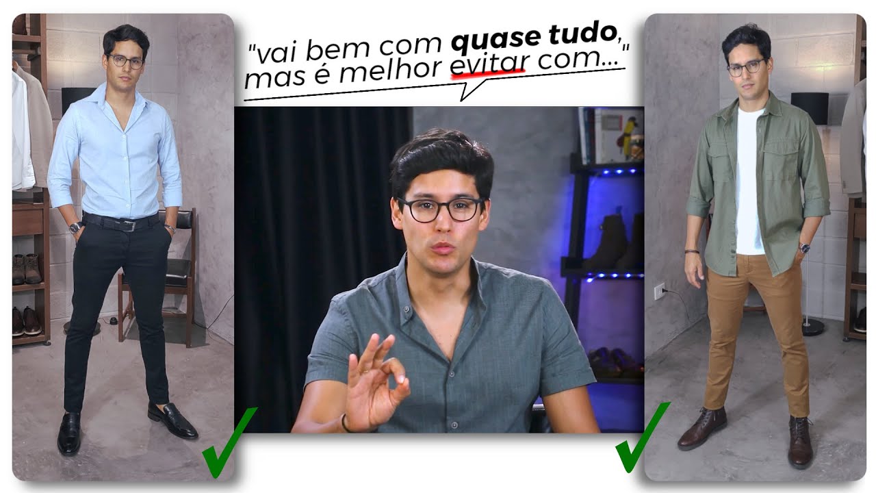 Quais peças COMBINAM com CALÇA CHINO?