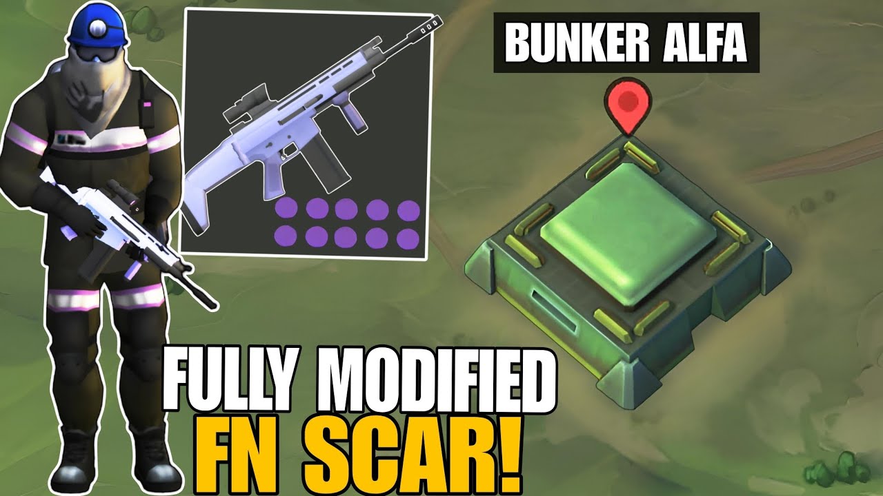 THIS FULLY MODIFIED FN SCAR IS EXTREMELY OP! - FN SCAR vs BUNKER ALFA - Last Day on Earth: Survival