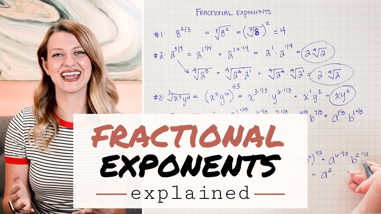 FRACTIONAL EXPONENTS EXPLAINED » algebraic expressions | Math Hacks