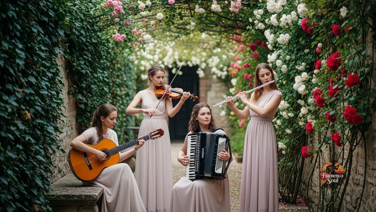 Beautiful European Flamenco Fusion (Live) | Elegant Instrumental for Work & Calm