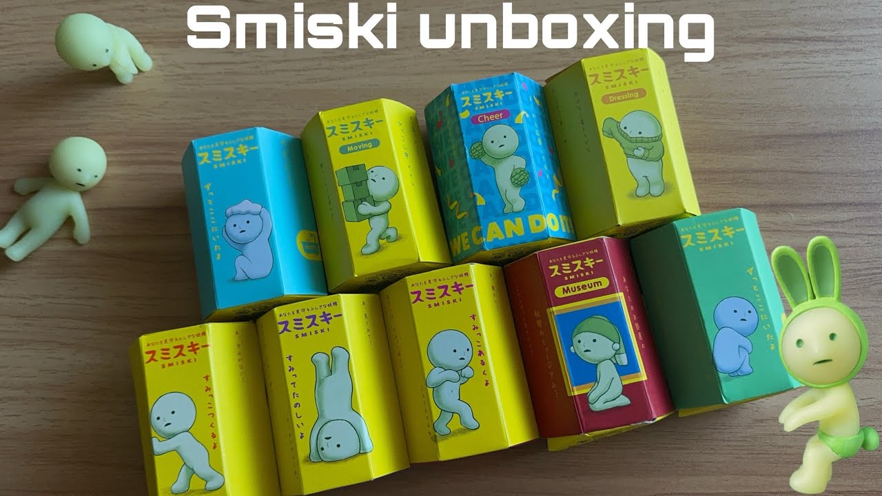 💚Smiski Unboxing💚- Series 2,3,4, Museum, Toilet, Bath, Moving, Cheer & Dressing