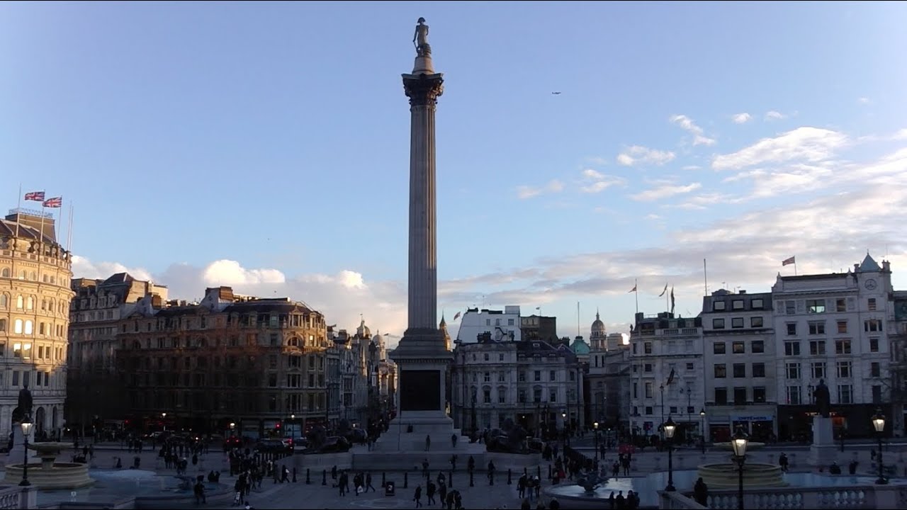Лондон: Trafalgar Square - Трафальгарская площадь [По Морям Под Землёй]