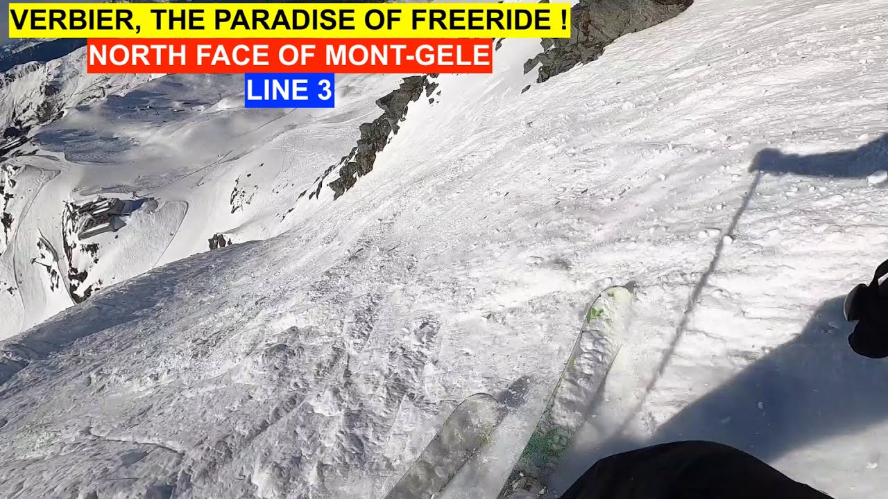 Verbier - North face of Mont-Gelé - Line 3
