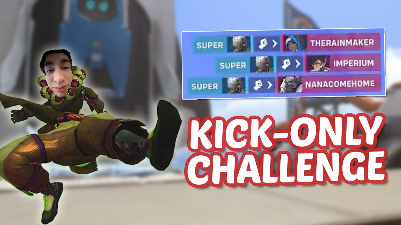 The Zenyatta kick-only challenge