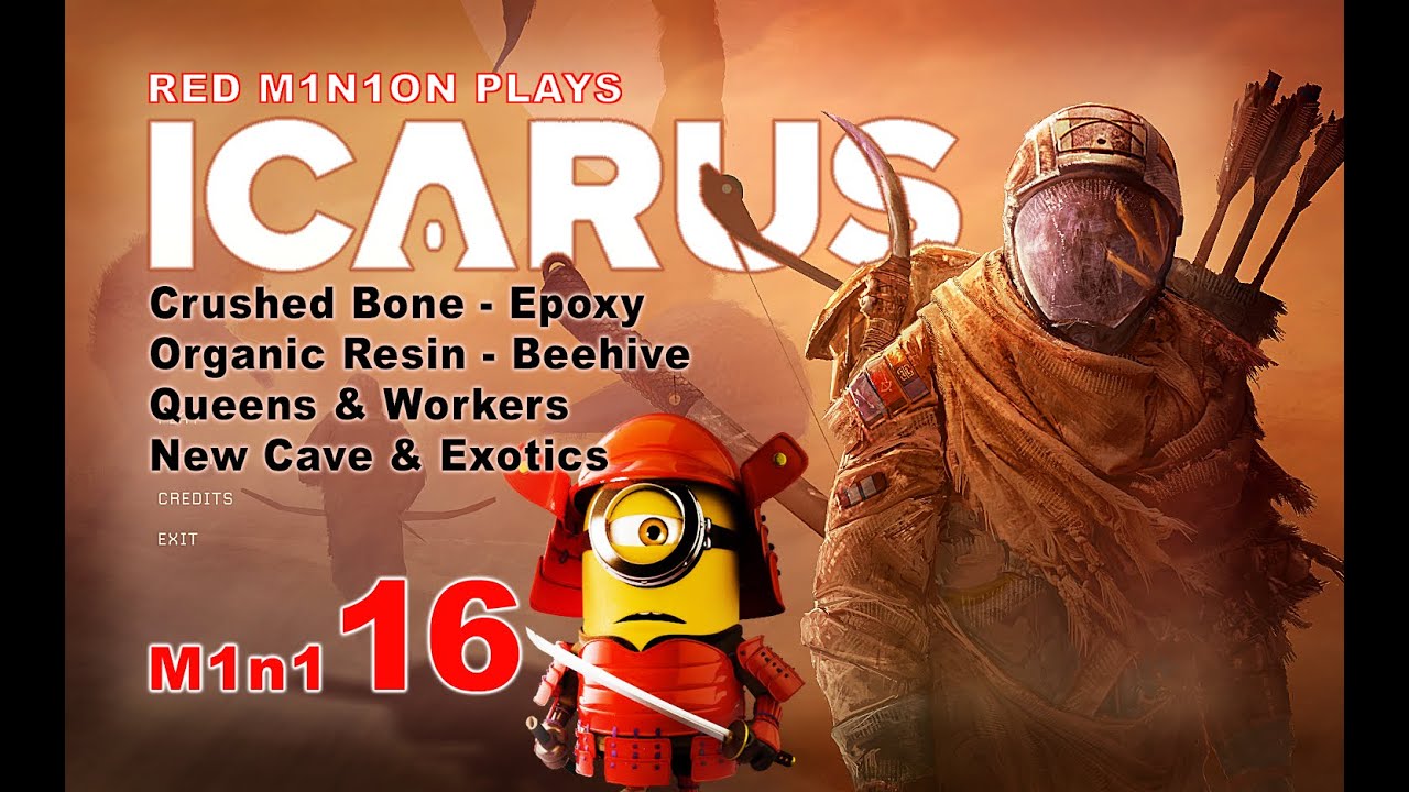 RedM1n1on plays ICARUS 16  Crushed Bone - Epoxy - Organic Resin - Beehive - Exotics